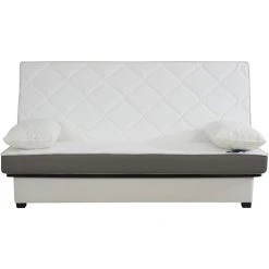 UB DESIGN SALON Canapé Lit Hight CC 130 Ressorts Couette Grise -Vente-unique shop convertible clic clac ub design hight cc 130 ct gris 11111518 29031658 1140x1140