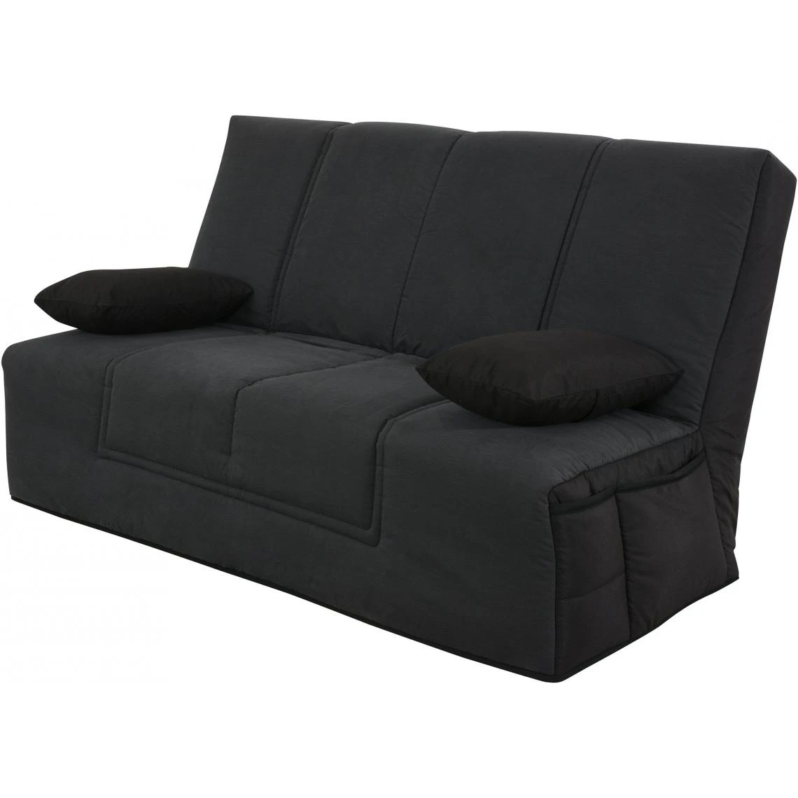 UB DESIGN SALON Canapé Lit Well Cc Tissu Anthracite Matelas Simmons 45kg/m3 5 UB DESIGN SALON Canapé Lit Well Cc Tissu Anthracite Matelas Simmons 45kg/m3 – Image 3