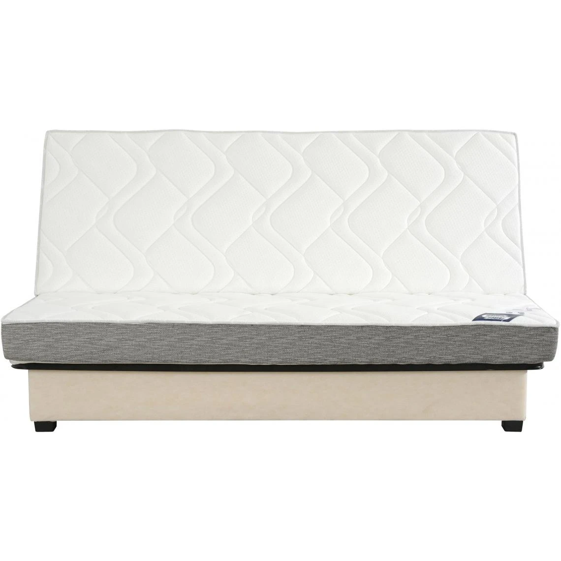UB DESIGN SALON Canapé Lit Well Cc Tissu Anthracite Matelas Simmons 45kg/m3 6 UB DESIGN SALON Canapé Lit Well Cc Tissu Anthracite Matelas Simmons 45kg/m3 – Image 4