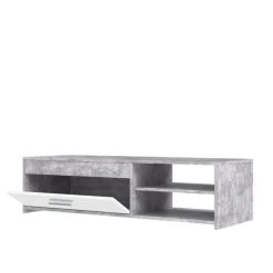 CSTORE - Meuble Tv - Contemporain - Panneau De Particules - Blanc / B?... -Vente-unique shop cstore meuble tv contemporain panneau de particules blanc beton gris clair l 120xp 42 1xh 31 8 cm pilvi 10670340 27793150 1140x1140
