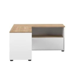 TEMAHOME CSTORE - Symbiosys Meuble Tv Angle 2 Portes - Décor Chêne Et Blanc -... -Vente-unique shop cstore symbiosys meuble tv angle 2 portes decor chene et blanc l 90xp 90xh 45 cm 10636372 27674974 1140x1140