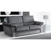 Inside 75 EGO Canapé Grand Confort Microfibre Taupe Convertible Ouverture RAPID...
