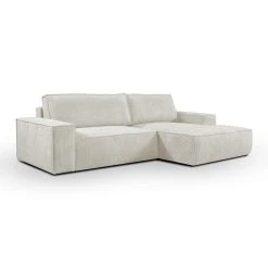 Vente-unique Ensemble Canapé D'angle Droit Convertible Beige AMELIA Et Table Basse... -Vente-unique shop ensemble canape dangle droit convertible beige amelia et table basse doree charlotte 13900216 38536612 1140x1140