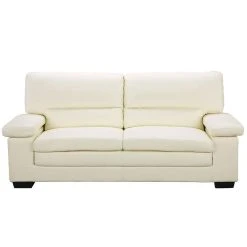 Vente-unique Canapé 3+2 Places En Cuir De Buffle Ivoire MIMAS II -Vente-unique shop ensemble canape fixe mimas ii 13497432 36963156 1140x1140