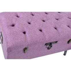 Pegane Ensemble De 2 Banquettes / Coffres En Métal Et Polyester Coloris Noir... -Vente-unique shop ensemble de 2 banquettes coffres en metal et polyester coloris noir fuschia 13616298 37458464 1140x1140
