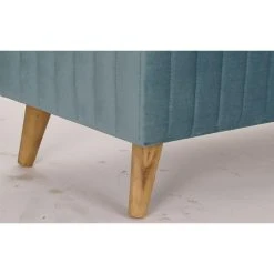 Pegane Ensemble De 2 Banquettes Coffres Finition Velours En Polyester Coloris... -Vente-unique shop ensemble de 2 banquettes coffres finition velours en polyester coloris turquoise marron 13616304 37458494 1140x1140