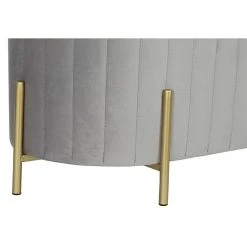 Pegane Ensemble De 2 Banquettes En Métal Et Polyester Coloris Gris Et Pieds ... -Vente-unique shop ensemble de 2 banquettes en metal et polyester coloris gris et pieds dore 13600872 37358028 1140x1140