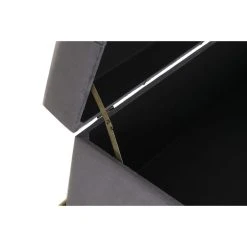 Pegane Ensemble De 3 Banquettes Coffres En MDF , Polyester Coloris Velours Gr... -Vente-unique shop ensemble de 3 banquettes coffres en mdf polyester coloris velours gris et metal dore 13499590 36971652 1140x1140