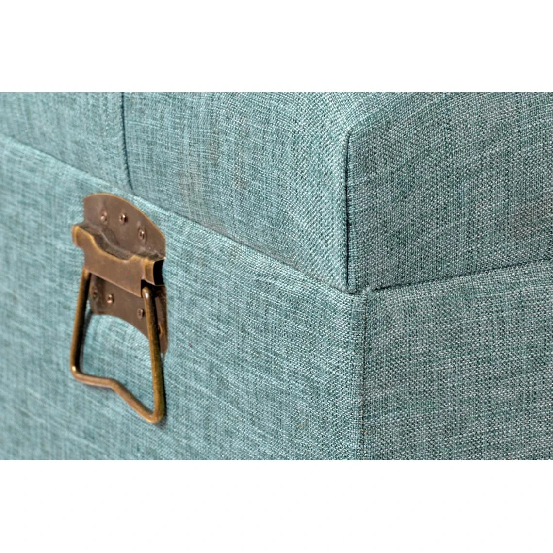 Pegane Ensemble De 3 Banquettes Coffres En Métal Doré , MDF Et Polyester Co... 6 Pegane Ensemble De 3 Banquettes Coffres En Métal Doré , MDF Et Polyester Co... – Image 4