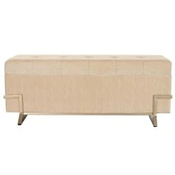 Pegane Ensemble De 3 Banquettes Coffres En Métal Et Velours Beige -Vente-unique shop ensemble de 3 banquettes coffres en metal et velours beige 13499592 36971660 1140x1140