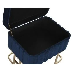 Pegane Ensemble De 3 Banquettes Coffres En Métal Et Velours Coloris Bleu -Vente-unique shop ensemble de 3 banquettes coffres en metal et velours coloris bleu 13499584 36971628 1140x1140