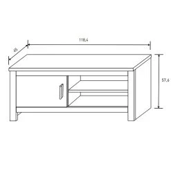 Pegane Ensemble De Salon Meuble TV, Buffet, Vitrine Avec LED Coloris Chêne, ... -Vente-unique shop ensemble de salon meuble tv buffet vitrine avec led coloris chene pin andersen 14044754 38981798 1140x1140