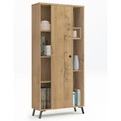 Pegane Ensemble De Séjour Coloris Chêne Doré ( Meuble TV + Buffet + Biblio... -Vente-unique shop ensemble de sejour coloris chene dore meuble tv buffet bibliotheque table basse 11839582 31300496 1140x1140