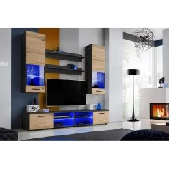 Marque Generique Extreme Furniture Vida Ensemble De Meubles | Ensemble De Meubles De Sa... 6 Marque Generique Extreme Furniture Vida Ensemble De Meubles | Ensemble De Meubles De Sa... -Vente-unique shop extreme furniture vida ensemble de meubles ensemble de meubles de salon 2 meubles tele 2 vitrines suspendues et 2 etageres murales led design moderne rangement pratique 13397200 36650338 1140x1140