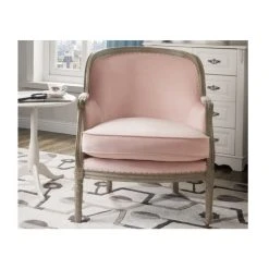 Vente-unique Fauteuil En Velours ALIENOR - Rose Pastel 9 Vente-unique Fauteuil En Velours ALIENOR - Rose Pastel -Vente-unique shop fauteuil 245549