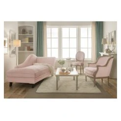 Vente-unique Fauteuil En Velours ALIENOR - Rose Pastel 10 Vente-unique Fauteuil En Velours ALIENOR - Rose Pastel -Vente-unique shop fauteuil 245553