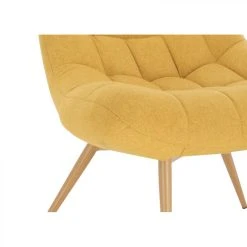BUT Fauteuil BERGAME Tissu Jaune -Vente-unique shop fauteuil bergame tissu jaune 9158769 23907241 1140x1140