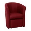 BUT Fauteuil Cabriolet Et Pouf CLAYTON PU Rouge -Vente-unique shop fauteuil cabriolet et pouf clayton pu rouge 9158773 23907255 1140x1140
