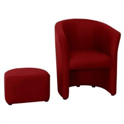 BUT Fauteuil Cabriolet Et Pouf CLAYTON PU Rouge 10 BUT Fauteuil Cabriolet Et Pouf CLAYTON PU Rouge -Vente-unique shop fauteuil cabriolet et pouf clayton pu rouge 9158773 23907261 1140x1140