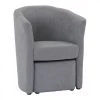 BUT Fauteuil Cabriolet Et Pouf CLAYTON Tissu Soro Gris Clair -Vente-unique shop fauteuil cabriolet et pouf clayton tissu soro gris clair 9158305 23905615 1140x1140