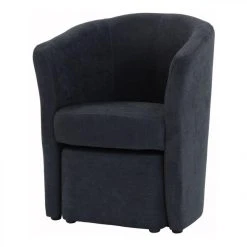 BUT Fauteuil Cabriolet Et Pouf CLAYTON Tissu Soro Gris Foncé -Vente-unique shop fauteuil cabriolet et pouf clayton tissu soro gris fonce 9158227 23905253 1140x1140