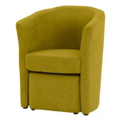 BUT Fauteuil Cabriolet Et Pouf CLAYTON Tissu Soro Jaune -Vente-unique shop fauteuil cabriolet et pouf clayton tissu soro jaune 9158127 23904795 1140x1140