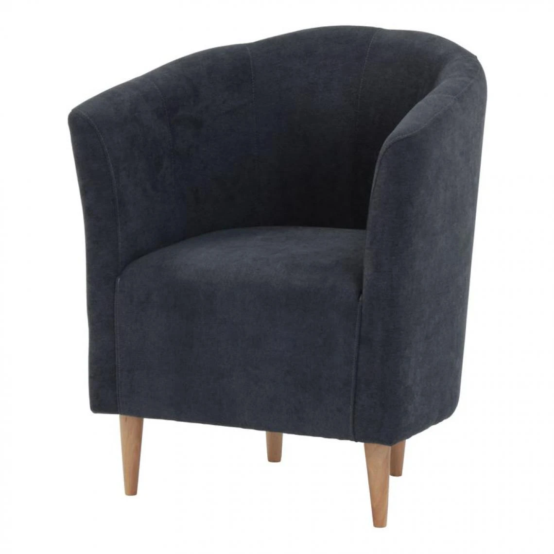 BUT Fauteuil Cabriolet MAUD Tissu Gris Foncé 5 BUT Fauteuil Cabriolet MAUD Tissu Gris Foncé – Image 3