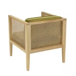 MACABANE Fauteuil Cannage Assise Amovible Velours Vert -Vente-unique shop fauteuil cannage assise amovible velours vert 3357752 6183236 36 1140x1140