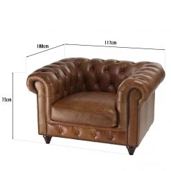 MACABANE Fauteuil Chesterfield 1 Place Vintage Cuir GASTON -Vente-unique shop fauteuil chesterfield 1 place vintage cuir gaston 3357772 6183396 96 1140x1140