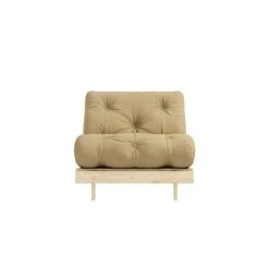 Inside 75 Fauteuil Convertible Futon ROOTS Pin Naturel Coloris Beige Blé Coucha... -Vente-unique shop fauteuil convertible futon roots pin naturel coloris beige ble couchage 90 x 200 cm 12784018 34364828 1140x1140