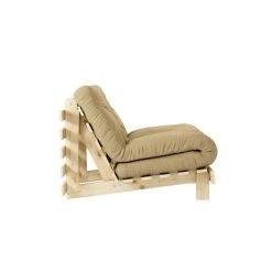 Inside 75 Fauteuil Convertible Futon ROOTS Pin Naturel Coloris Beige Blé Coucha... -Vente-unique shop fauteuil convertible futon roots pin naturel coloris beige ble couchage 90 x 200 cm 12784018 34364830 1140x1140