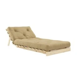 Inside 75 Fauteuil Convertible Futon ROOTS Pin Naturel Coloris Beige Blé Coucha... -Vente-unique shop fauteuil convertible futon roots pin naturel coloris beige ble couchage 90 x 200 cm 12784018 34364832 1140x1140