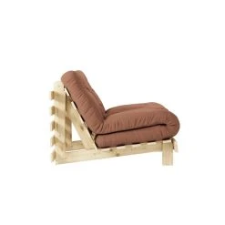 Inside 75 Fauteuil Convertible Futon ROOTS Pin Naturel Coloris Brun Argile Couch... -Vente-unique shop fauteuil convertible futon roots pin naturel coloris brun argile couchage 90 x 200 cm 12784020 34364840 1140x1140