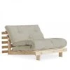 Inside 75 Fauteuil Convertible Futon ROOTS Pin Naturel Tissu Lin Couchage 90 X 2... -Vente-unique shop fauteuil convertible futon roots pin naturel tissu lin couchage 90 x 200 cm 11112510 29033614 1140x1140