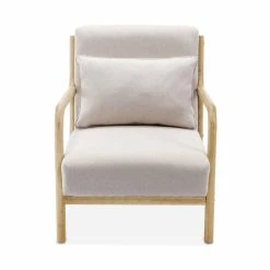 Fauteuil Design Beige En Bois Et Tissu L Alice's Garden -Vente-unique shop fauteuil design beige en bois et tissu l alices garden 11752810 577048 8 1140x1140