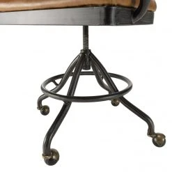MACABANE Fauteuil Desk Vintage Cuir à Roulettes GASTON -Vente-unique shop fauteuil desk vintage cuir a roulettes gaston 3357780 6183468 68 1140x1140