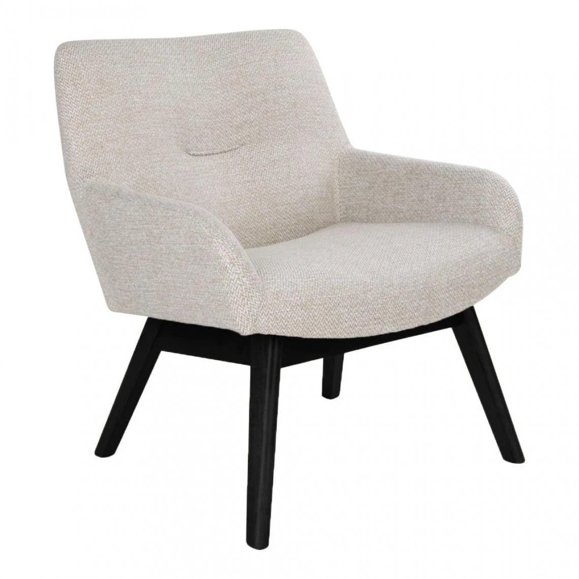 HOUSE NORDIC Fauteuil En Tissu Beige FOLK 3 HOUSE NORDIC Fauteuil En Tissu Beige FOLK