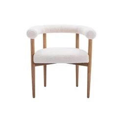 Vente-unique Fauteuil En Tissu Bouclette Crème JASMINA -Vente-unique shop fauteuil en tissu bouclette creme jasmina 14051122 39000050 1140x1140