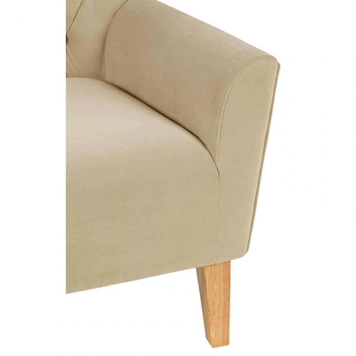 BUT Fauteuil Fixe ARTHURO Tissu Beige 5 BUT Fauteuil Fixe ARTHURO Tissu Beige – Image 3