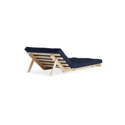 Inside 75 Fauteuil Convertible Futon RACINES Pin Naturel Coloris Bleu Marine Cou... -Vente-unique shop fauteuil futon convertible racines bleu marine 90 200 7