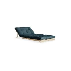 Inside 75 Fauteuil Convertible Futon RACINES Pin Naturel Coloris Bleu Pétrole C... 8 Inside 75 Fauteuil Convertible Futon RACINES Pin Naturel Coloris Bleu Pétrole C... -Vente-unique shop fauteuil futon convertible racines bleu petrole 90 200 4