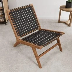 Baita Fauteuil Lounge GEMMA Résine Tressée Noire Structure En Bois Acacia -Vente-unique shop fauteuil lounge gemma resine tressee noire structure en bois acacia 12067478 31989198 1140x1140