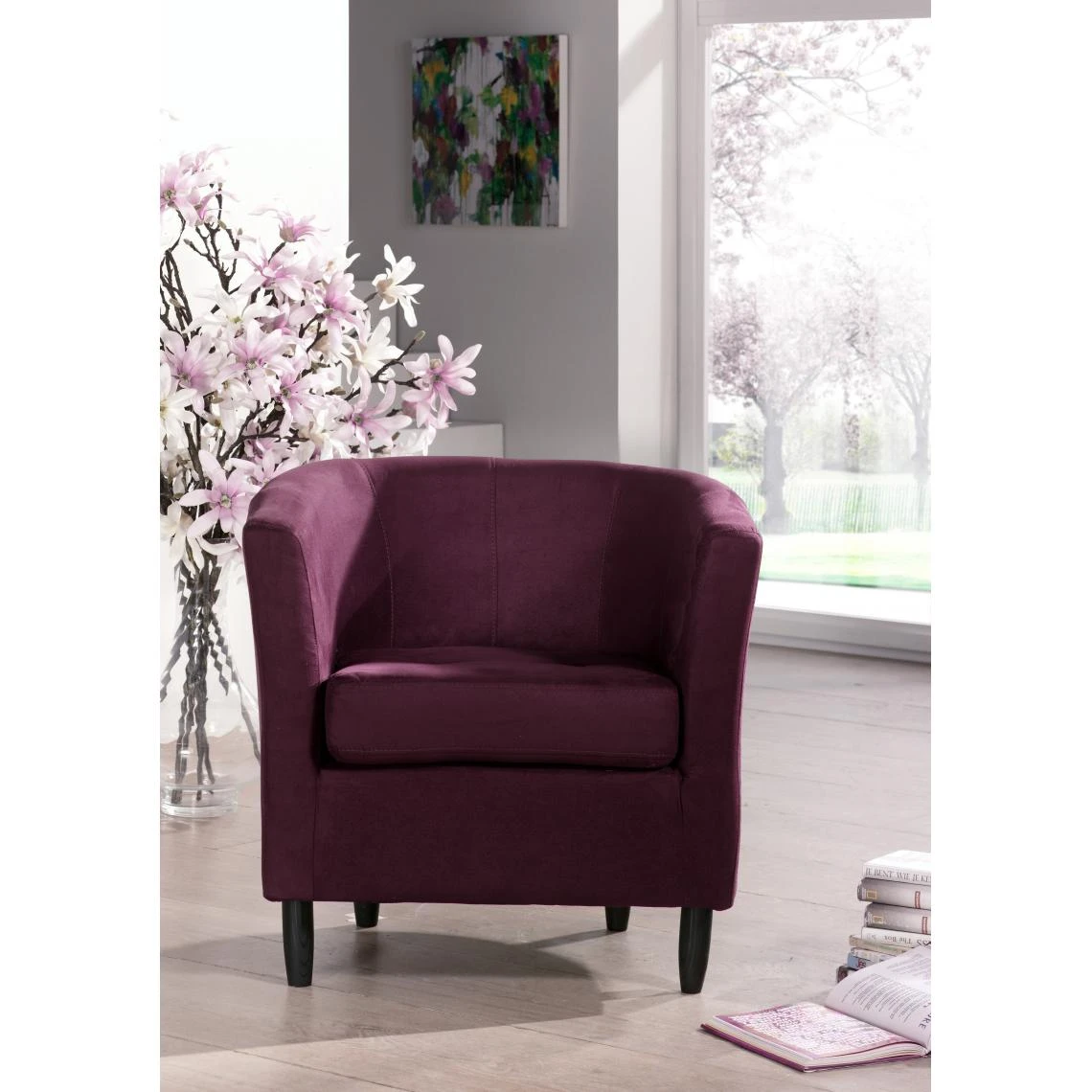 3S. X Home Fauteuil Microfibre NINO 4 3S. X Home Fauteuil Microfibre NINO – Image 2