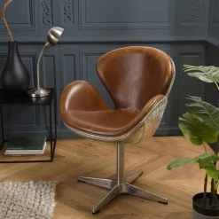 MACABANE Fauteuil Nevada Vintage Cuir Et Aluminium GASTON -Vente-unique shop fauteuil nevada vintage cuir et aluminium gaston 3357766 6183332 32 1140x1140