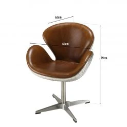 MACABANE Fauteuil Nevada Vintage Cuir Et Aluminium GASTON -Vente-unique shop fauteuil nevada vintage cuir et aluminium gaston 3357766 6183340 40 1140x1140