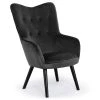 MENZZO Fauteuil Scandinave Klarys Velours Noir 2 MENZZO Fauteuil Scandinave Klarys Velours Noir -Vente-unique shop fauteuil scandinave klarys velours noir 7928471 20052029 1200x1200