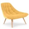 3S. X Home Lot De 2 Fauteuils Scandinaves Tissu Jaune COSAY -Vente-unique shop fauteuil tissu jaune cosay design 272669 1140x1140