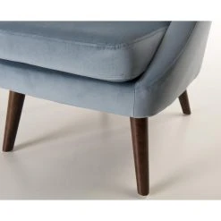 MACABANE Fauteuil Tissu Velours LOIS Bleu Clair Pieds Bois -Vente-unique shop fauteuil tissu velours lois bleu clair pieds bois 1274855 3 1140x1140
