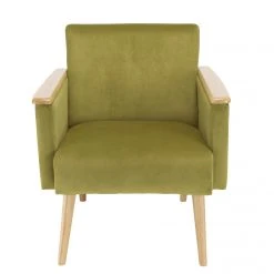 MACABANE Fauteuil Velours Vert Clair Pieds Et Accoudoirs Bois 14 MACABANE Fauteuil Velours Vert Clair Pieds Et Accoudoirs Bois -Vente-unique shop fauteuil velours vert clair pieds et accoudoirs bois 3357758 6183276 76 1140x1140