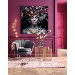 Kare Design Fauteuil Water LILY Gris